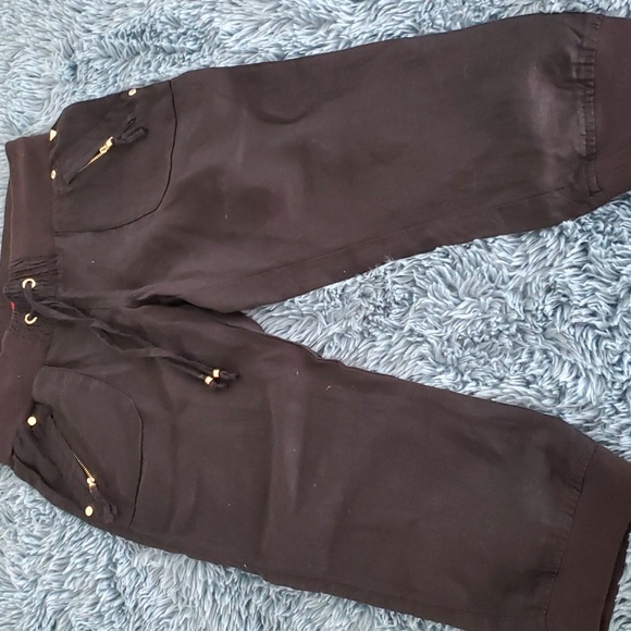 VINTAGE GUESS CROP LINEN PANT XS - Picture 10 of 10